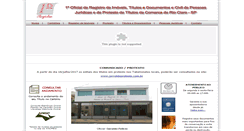 Desktop Screenshot of 1registrorioclaro.com.br